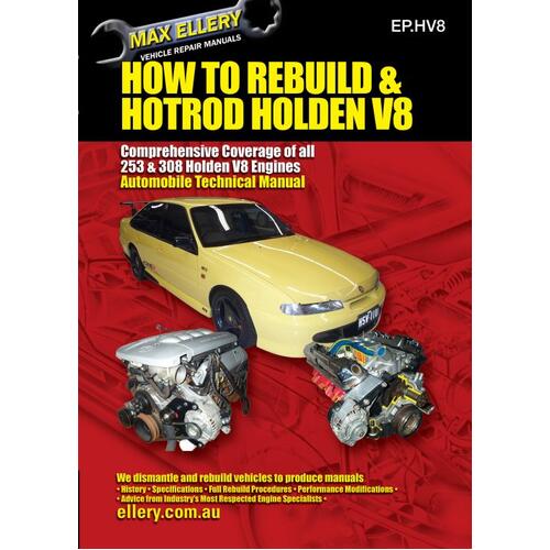 Ellery Books, How To: Rebuild & Hotrod Holden V-8S