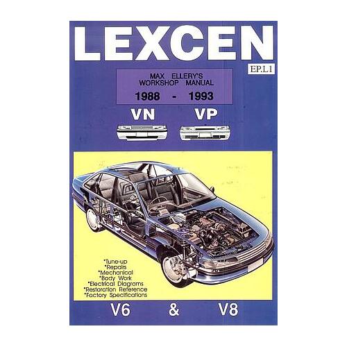 Ellery Books, Wshopman: Lexcen VN VP 1988-1993
