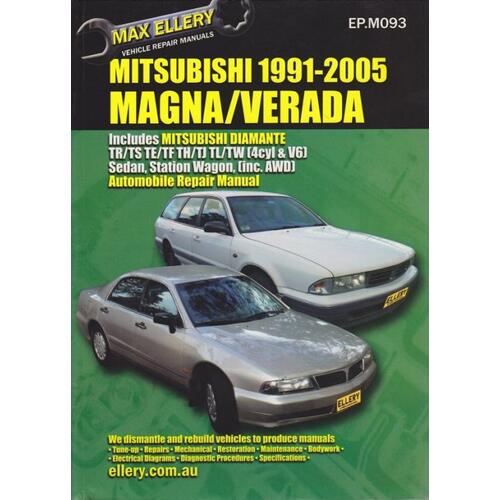 Ellery Books, Repman: Mitsubishi Magna, Verada & Diamante 1991-2005