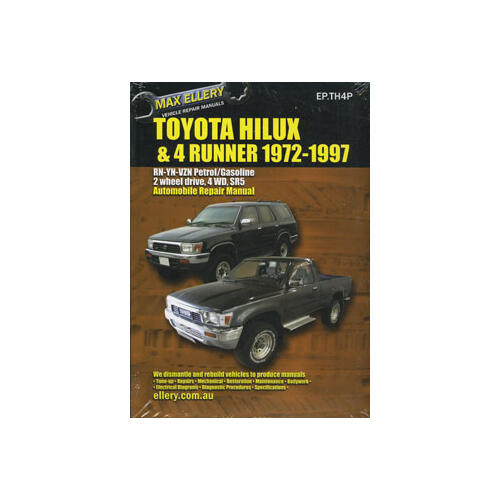 Ellery Books, Repman: Toyota Hi-Lux/4 Runner Petrol 1972-1997