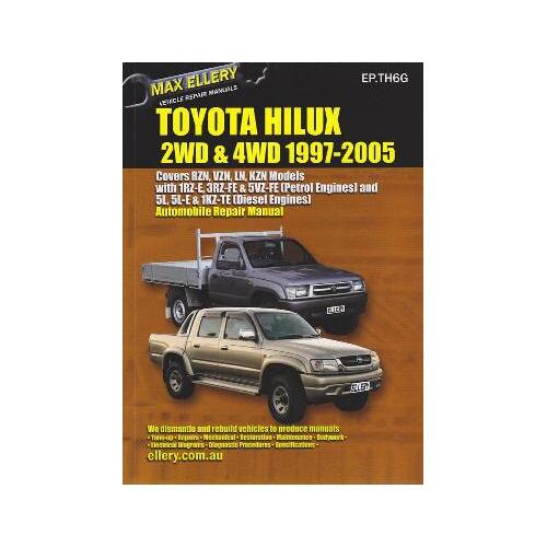 Ellery Books, Wshopman: Toyota Hilux 1997-2005