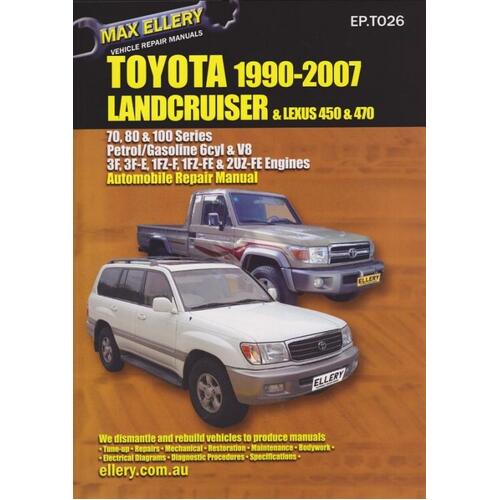 Ellery Books, Repman: Toyota Landcruiser Petrol 1990-2007