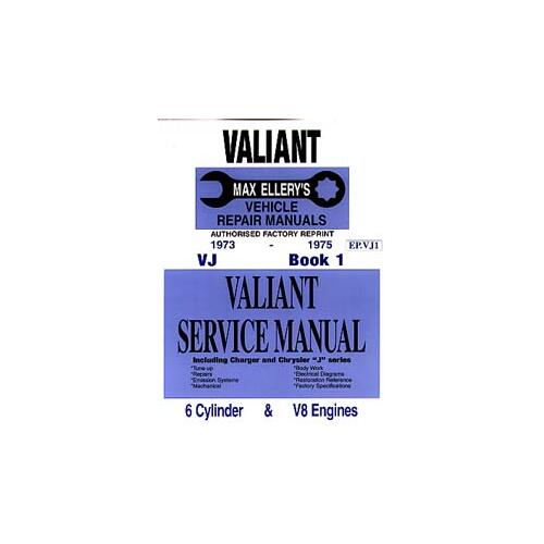 Ellery Books, Repman: Valiant VJ 1973-1975 Book 1