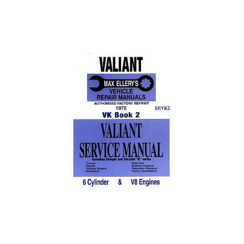Ellery Books, Repman: Valiant VK 1973-1975 Book 2
