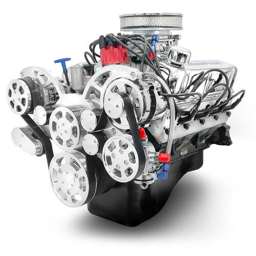 BluePrint Engines Crate Engine, For Ford Small-Block, 302ci, 361 HP, Deluxe Dressed with Polished Pulley Kit, Fuel Injected, Each
