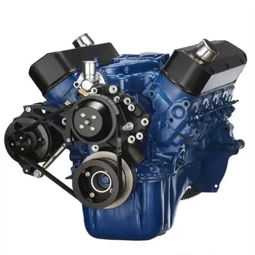 BluePrint Engines Engine Pulley Kit, Small Block Ford 302 Front Accessory Drive, Quick Serpentine wi