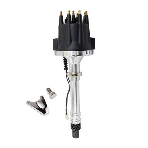 BluePrint Engines ProSeries 2-Wire Distributor, For GM Chev Small Block & Big Block, Black Cap, Each