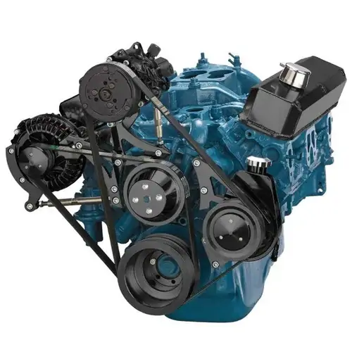 BluePrint Engines Engine Pulley Kit, Small Block Chrysler Front Accessory Drive, Dual-Belt Quick Ser