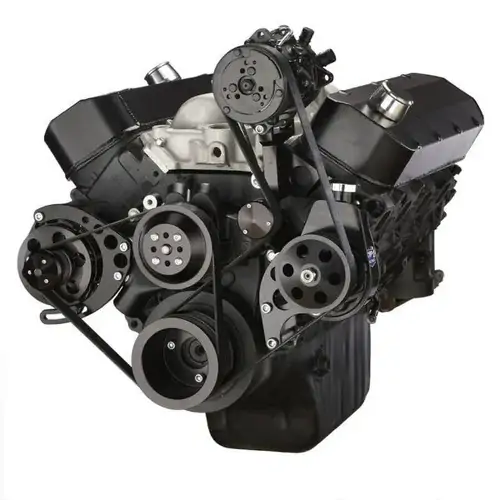 BluePrint Engines Engine Pulley Kit, Big Block Chevy (STD Deck) Front Accessory Drive, Dual-Belt Qui