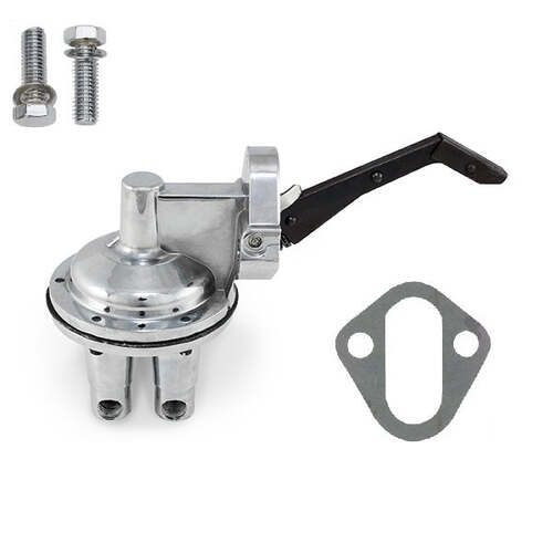 BluePrint Engines Mechanical Fuel Pump, Chrysler Small Block 273-360ci, 2 Valve, 80 GPH, 6 psi, Each