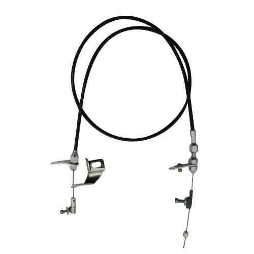 BluePrint Engines Transmission Shift Cable, Cable Kit, Chrysler 727 Transmission Kickdown-Black