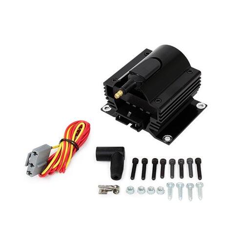 BluePrint Engines 50K Volt Ignition Coil, External E-Core, Black, Each