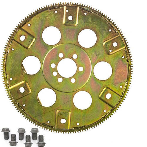 BluePrint Engines 168-Tooth Steel SFI 14" Flexplate, 1-Piece Rear Main Seal, External Balance, For GM Chev, Each