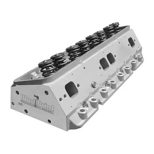 BluePrint Engines Engine Cylinder Head, Small Block Chevy Aluminum - 195cc - Assembled (Sold as a Pa