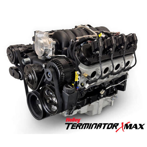 BluePrint Engines 376 c.i. GM LS Compatible - Deluxe Dressed - Fuel Injected - Black Pulley Kit