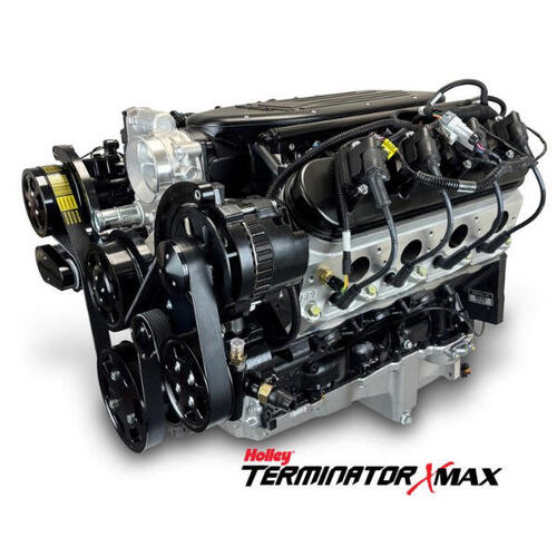 BluePrint Engines 376 c.i. GM LS Compatible - Deluxe Dressed - Fuel Injected - Black Pulley Kit