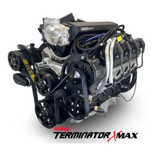 BluePrint Engines 427 c.i. GM LS Compatible - Deluxe Dressed - Fuel Injected - Black Pulley Kit