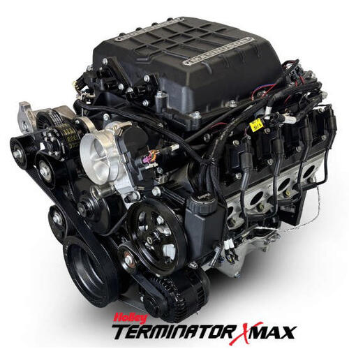BluePrint Engines GM LS Compatible Pro Series 427 C.I. Deluxe Dressed, Supercharged, with Black Pull