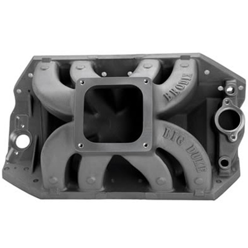 Brodix Intake Manifold, Single Plane, Aluminium, Natural, Dominator Flange, For Chevrolet, Big Block, Each