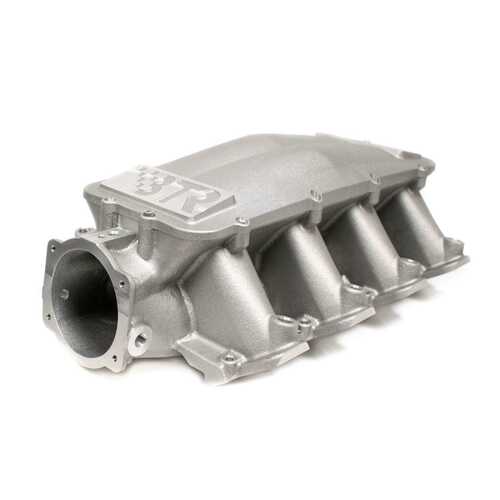 Brian Tooley Racing Intake Manifold, Fuel Injected, Stock/OEM Standard Deck, Multi-Port, 6,000-8,000 RPM Range, 102mm Bore, Cathedral Port, Chevy, Sma