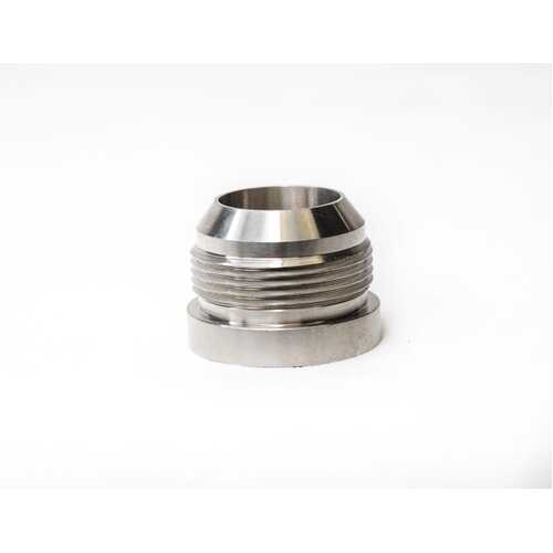 Brian Tooley Racing Bung, Round, 20AN NPT, Stainless Steel, Each
