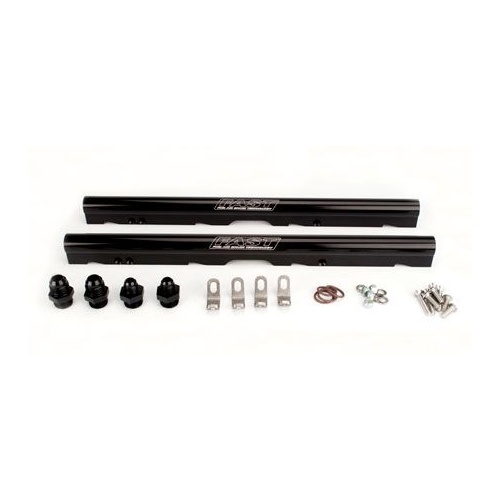 FAST Black Billet Fuel Rail Kit for LSXrt 102mm Intake Manifolds