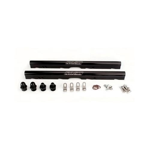 FAST Black Billet Fuel Rail Kit for LSX 92mm and GM LS1/LS6 Intake Manifolds