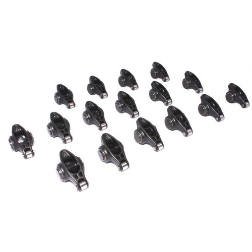 COMP Cams Rocker Arm, Ultra Pro Magnum, Full Roller, Chromoly Steel, 1.8 Ratio, GM LS1/LS6 3/8 in. Stud, Set of 16