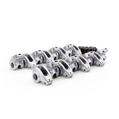 COMP Cams Rocker Arm, Full Roller, High Energy, 1.6 Ratio, For Ford 289-351W w/ 3/8 in. Stud, Aluminium, Natural, Set of 16
