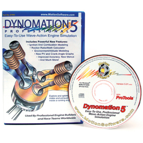 COMP Cams Software Dynomation Advanced Simulation Software with Pro Tools CD-ROM PC Each