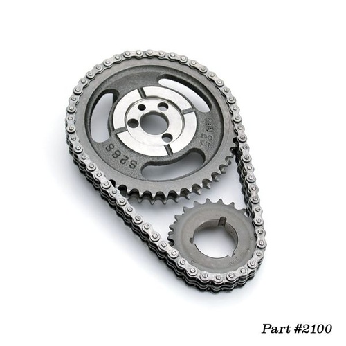 COMP Cams Timing Chain and Gear Set, Magnum, Double Roller, Steel Sprockets, '69-'81 AMC 290-401, Set