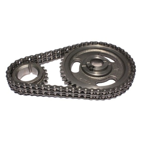 COMP Cams Timing Chain and Gear Set, Magnum, Double Roller, Steel Sprockets, '84-'92 For Ford 5.0L, 302 and 351W, Set