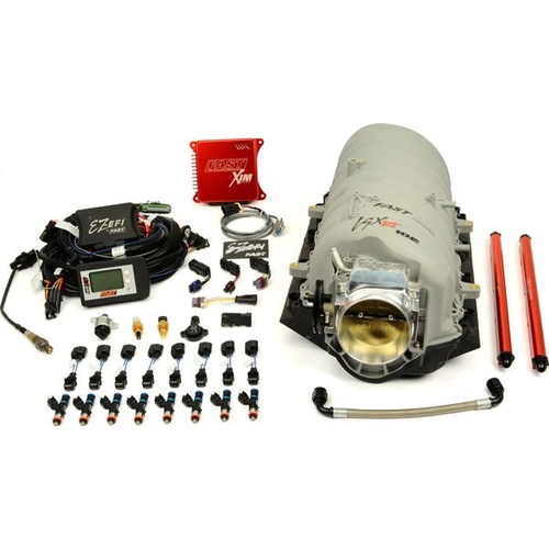 FAST Fuel Injection System, Self-Tuning, EZ-EFI GM LS, III/IV, Multi-Port, LSXRT Intake Manifold, XIM Ignition