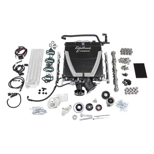 Edelbrock Supercharger, For Holden Commodore LS3 TVS2300, Intercooler, Camshaft Kit, Hydraulic Roller, Black