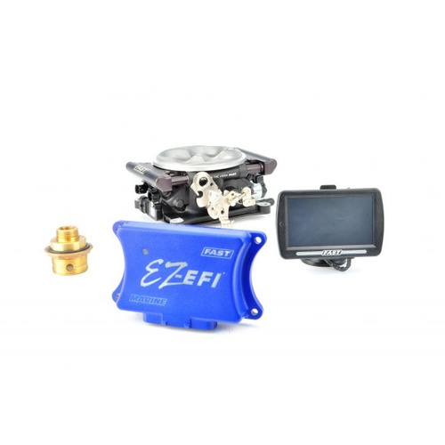 FAST EZ-EFI Marine Master Kit w/ Universal O2 Installation Kit/Inline Fuel Pump Kit