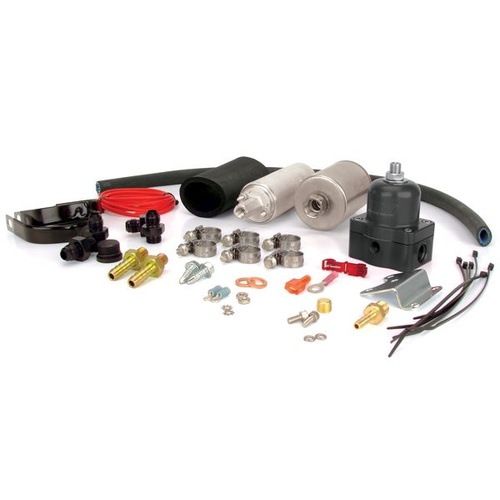 FAST Fuel Pump, 90 psi, Regulator, 30-70 psi Range, Fuel Filter, Fuel Line, Fittings, Clamps, Fuel Injection, Kit