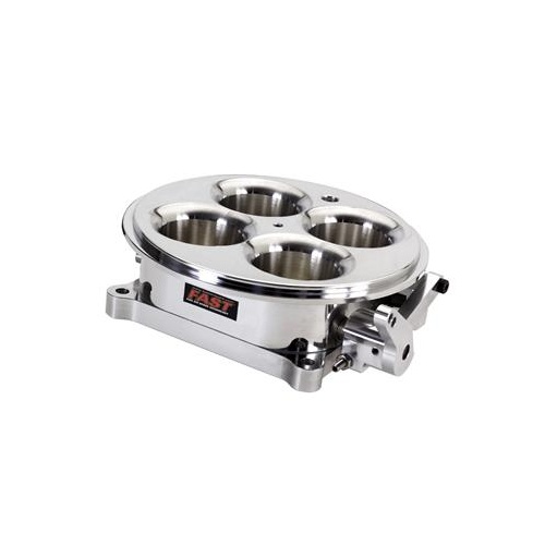 FAST Polished 4150 Flange Air Only Throttle Body for Multiport Injection EFI Systems