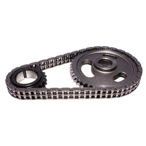 COMP Cams Timing Chain and Gear Set, Hi-Tech, Double Roller, Iron/Billet Steel Sprockets, For Chrysler 273-360, Set