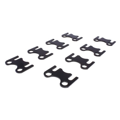 COMP Cams Guideplate, Black Oxide, Steel, Flat, 1 Piece, For Ford 289-351W, 5/16 in. Pushrod and 7/16 in. Stud, Set of 8