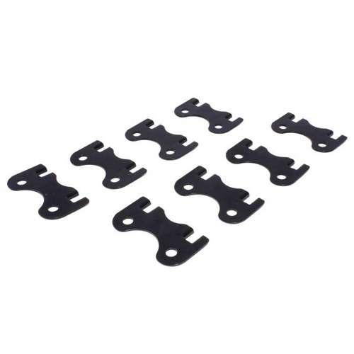 COMP Cams Guideplate, Black Oxide, Steel, Flat, 1 Piece, For Dodge Magnum V8, 5/16 in. Pushrod and 5/16 in. Stud, Set of 8