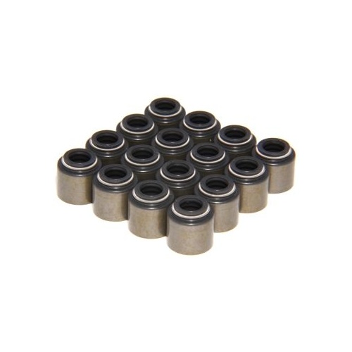 COMP Cams Valve Seal, Black Viton, .425 in. Guide Size, 5/16 in. Valve Stem, Set of 16