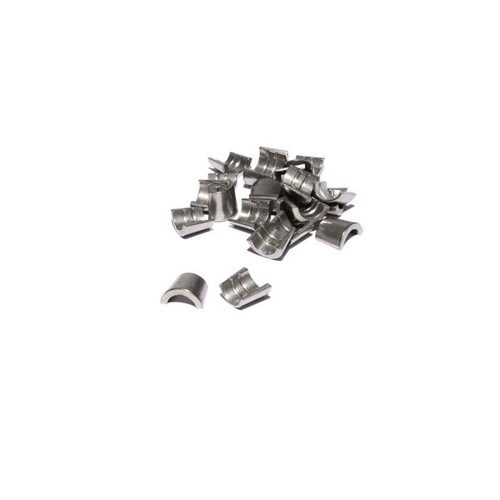 COMP Cams Valve Lock, Stamped, Hardened Steel, 7 Degree, 5/16 in. Valve Stem, Single Groove, Set of 12