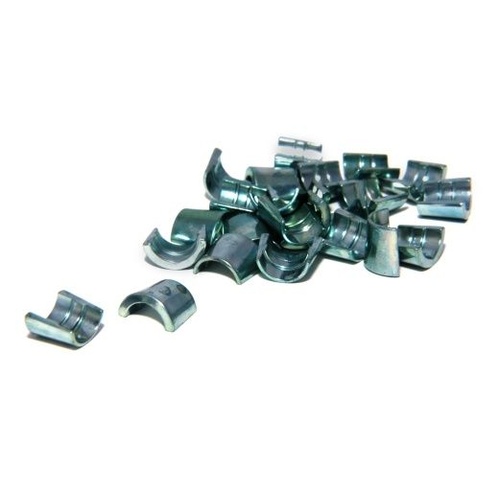 COMP Cams Valve Lock, Stamped, Hardened Steel, 7 Degree, 11/32 in. Valve Stem, Single Groove, Set of 12