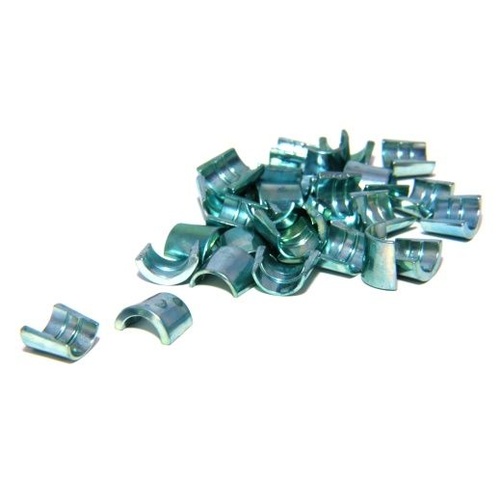 COMP Cams Valve Lock, Stamped, Hardened Steel, 7 Degree, 11/32 in. Valve Stem, Single Groove, Set of 16