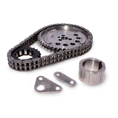 COMP Cams Timing Chain and Gear Set, Keyway Adjustable, Double Roller, Billet Steel Sprockets, 58X 3-Bolt, 4 Pole GM LS3, Set
