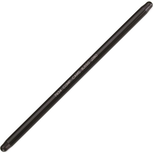 COMP Cams Pushrod, Hi-Tech, Chromoly, Heat-Treated, 8.325 in. Long, .080 in. Wall, 3/8 in. Diameter, Each