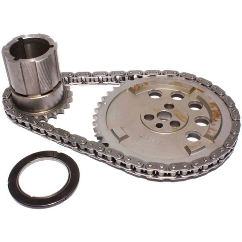 COMP Cams Timing Set, 9-Keyway Single Chain, 3-Bolt, 24X, 1 Pole Reluctor GM LS, Kit