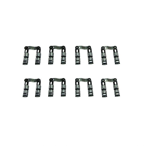 COMP Cams Lifter, Sportsman, Mechanical Roller, Vertical Link, .842 in. Dia., w/ Bushing, GM GEN III/IV LS, Set of 16