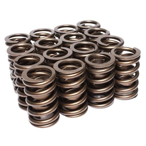 COMP Cams Valve Spring, Single, 1.254 in. O.D, 370 lbs./in. Rate, 1.150 in. Coil Bind Height, Set of 16