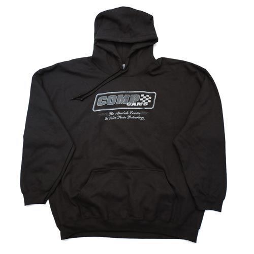 Comp Cams Hooded Sweatshirt, Black, Men's